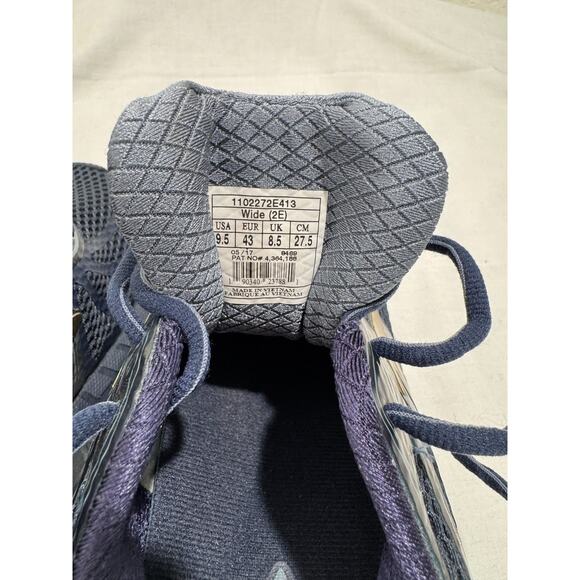 Brooks Beast 16 Men's Size 9.5 2E Wide Running Training Shoes Blue Gold - Picture 3 of 8